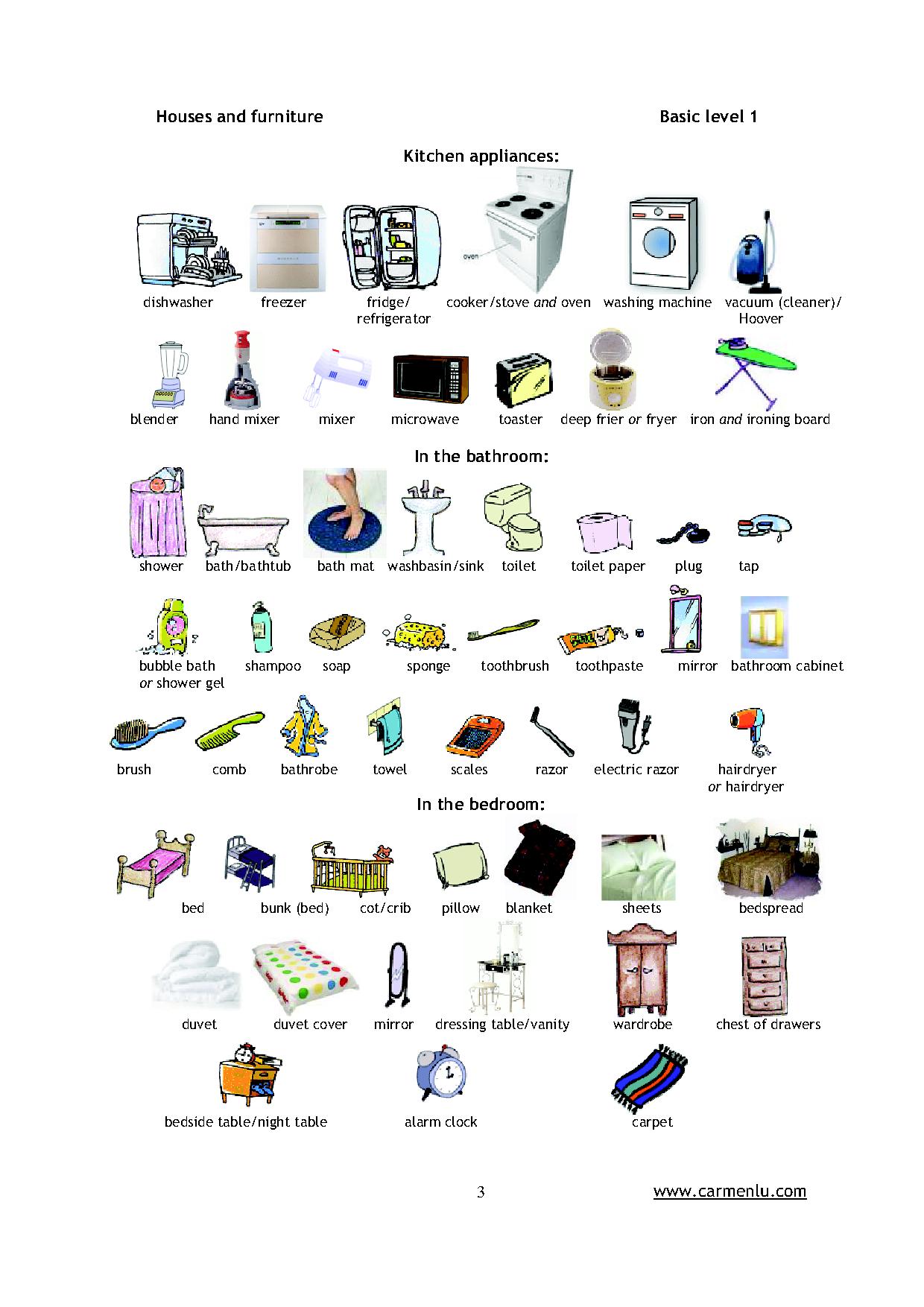 Ensembles de mots : Les pièces de la maison (Teacher-Made)